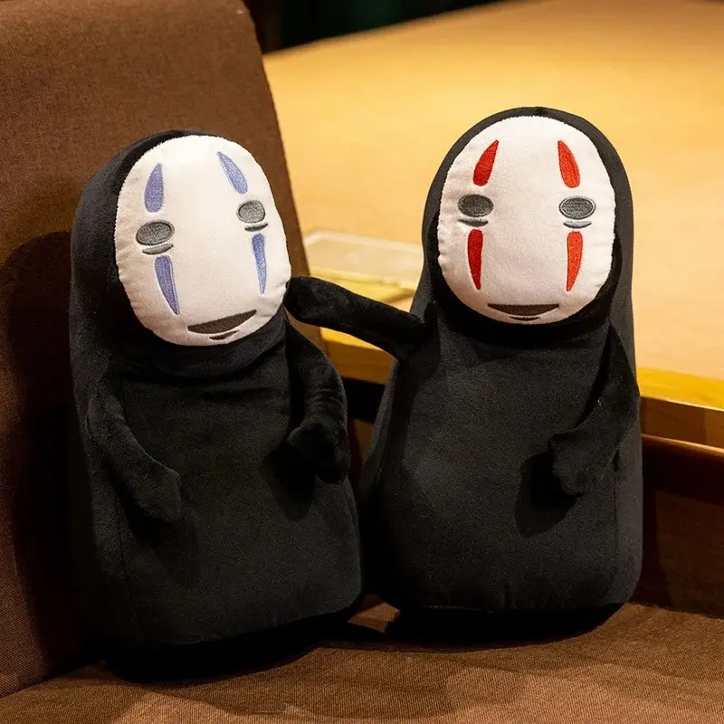 Japanese Anime No Face Man Stuffed Plush Toy Soft Figure Doll Home Decor Birthday Gift Intresting Movie Character Collectible