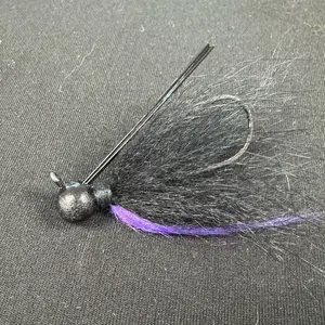 Yank-Um Custom Tackle Arctic Fox Hair Jigs Fishing Lures - Pack of 6
