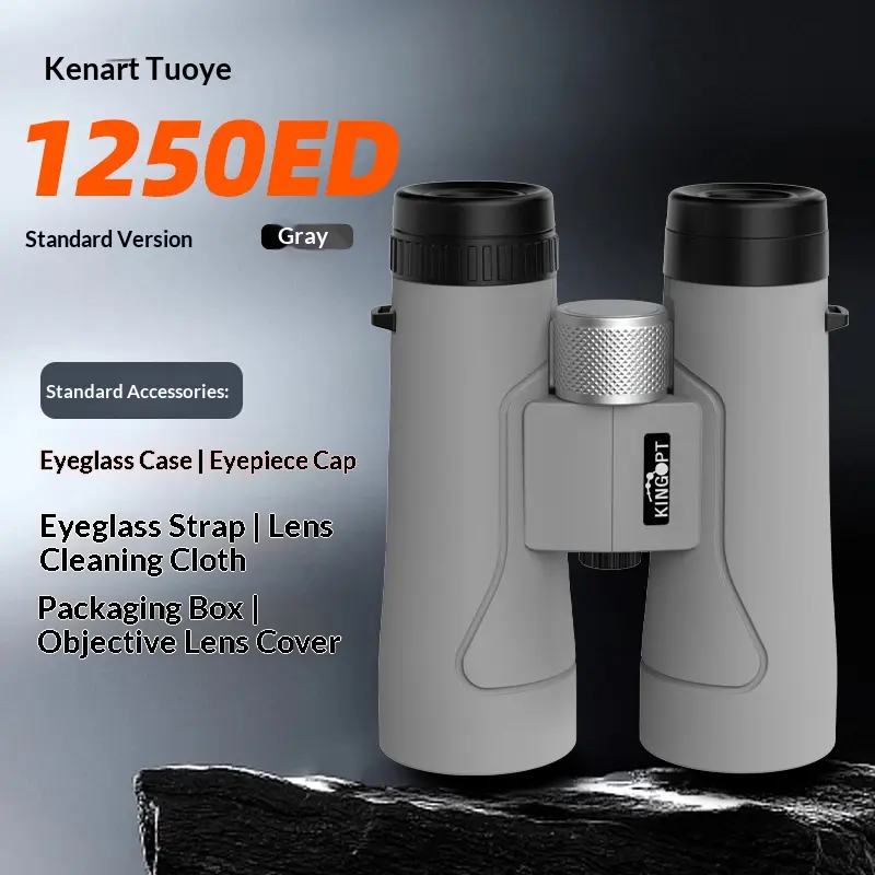 12x50 High-Power Binoculars for Adults, Full-Size Waterproof Body with Polycarbonate Fiber and Protective Rubber Armor, ED Glass for Outdoor Sports & Ecological Research, Unisex, Events And Performances