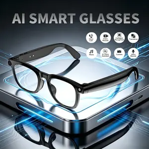 2026 New Smart AI Camera Glasses with8MP Camera Glasses,1080P Anti-Shake Video Recording,Button Touch Adjustment for Travel Outdoor Adventures Hands-Free Photography Real-Time Translation Bluetooth Wireless Wearable Video Recording Smart Glass Eyewear
