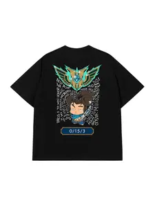 Best Yasuo Oversized Graphic T-Shirt League of Legends Funny Meme Streetwear Unisex 100% Cotton