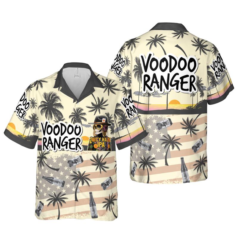 JUICI IPA Beer Woodoo Ranger Summer Hawaiian Shirt Beer Aloha Shirt For Men Women, Beer Fan Gift