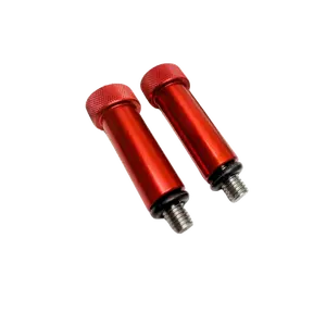 Monkey Moto 125 Seat Bolts - Anodized Aluminum, Tool Free Installation, Fits 2018 to Present Models (Black) FOR HONDA MONKEY MOTORCYLCES / SCOOTERS
