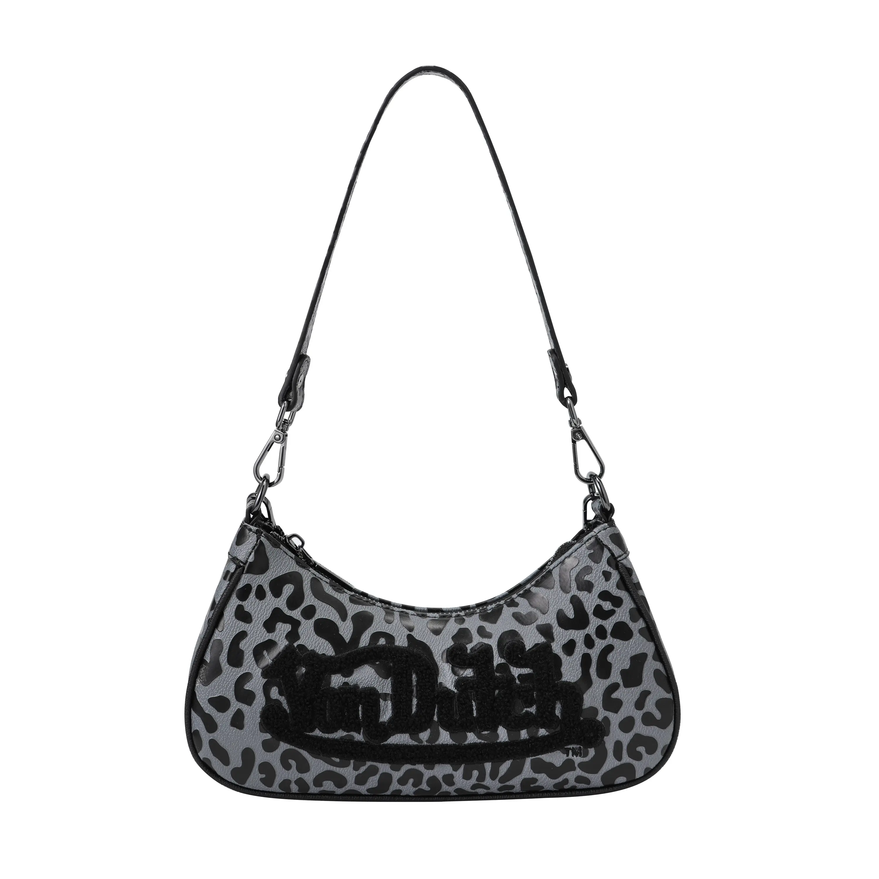 Grey Cheetah Shoulder Bag