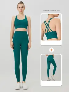 Women's Yoga Tracksuit Set - Workout Fitness Bra & Leggings
