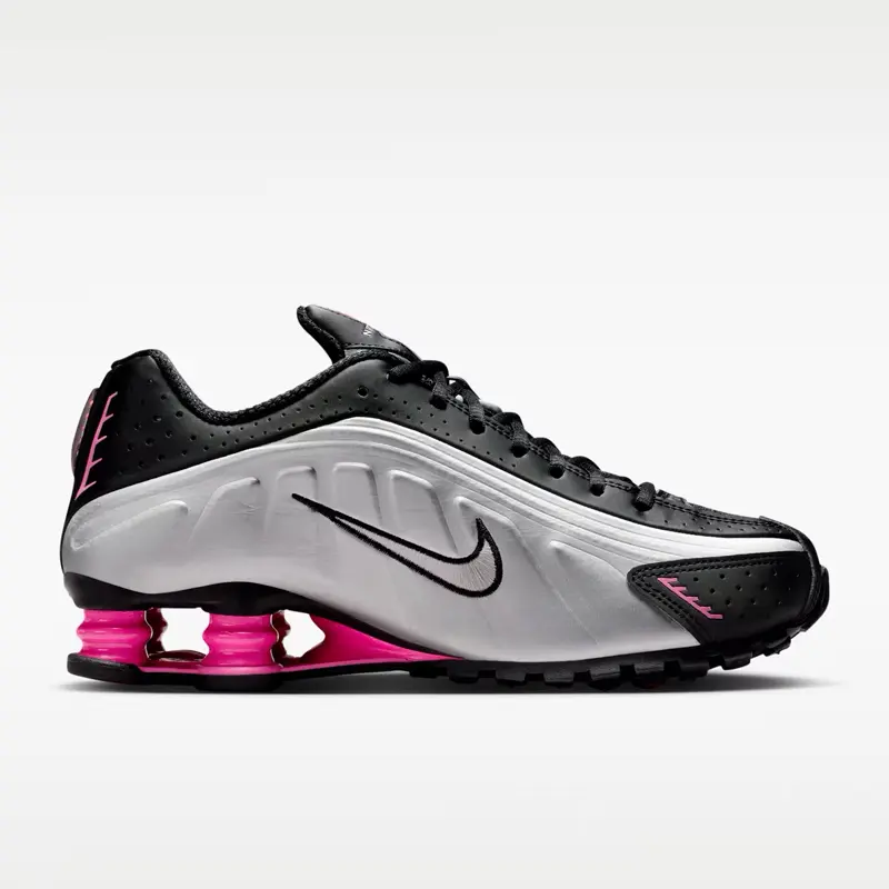 Nike Shox R4 Black Metallic Silver Pinksicle (Women’s)