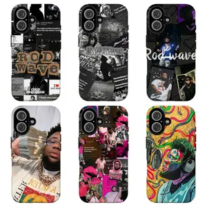 R0d Wave Collage Phone Case|Bold Streetwear Collage & Lyrics Protective Cover For iPhone 17 Pro Max 16 15 14 13 12 11 for Samsung S21 S22 S23 S24 S25 S26 Phone Case|Tough Phone Case|gift for him for her|Best Gift