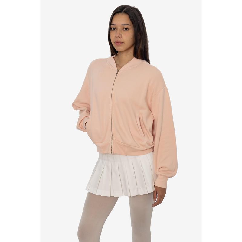 ALP375GD - Alpine Fleece Zip Up Cropped Bomber