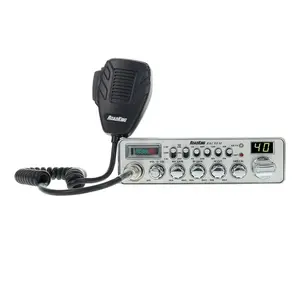 RoadKing RKCBFM Dual-Mode AM FM CB Radio for Truckers Full 40 Channels Pro Emergency Channel CB with Noise-Cancelling Mic Large Display - 4W