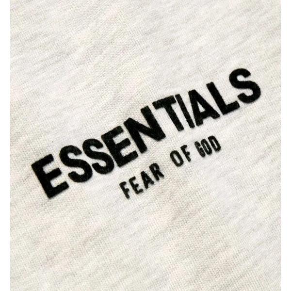 Fear of God Essentials Essential Light Oatmeal Pants with Drawstring Waist and Brand Tag for Comfortable Everyday Wear