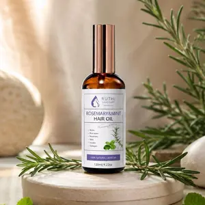 Rosemary Growth Oil, Natural Thickening Treatment for Thinning Locks, 1.7oz (50ml ) Hair Care Serum