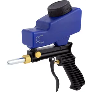 30068A Air Sand Blaster Gun |   Remove Paint, Rust, Stains, and Grime on Surfaces |   Gravity Feed |   Replaceable Steel Nozzle