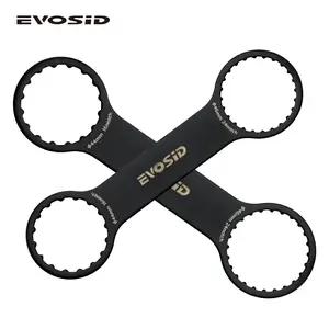 EVOSID Bottom Bracket Wrench Tool Compatible with SRAM DUB, SHIMANO BSA / FC-25 / FC-24, DUB-BSA Tool Steel Material 16/24 Notch Bicycle Bottom Bracket Removal Wrench, Bike Maintenance Tool, 44/46mm Adjustable Spanner, Durable Repair Accessory