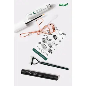 All the happy things - Complete Eyelash Care Kit with The C Curl, Continuous Curl Mascara, Curl Comb, Replacement Pads & Lash Growth Serum for Long, Happy Lashes Makeup Cosmetic
