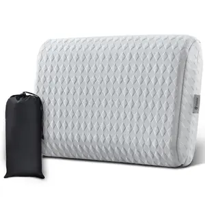 Travel Pillow for Sleeping, Memory Foam Pillow Compressible Camping Pillow with Washable Cover,Ergonomic Supportive Pillow Ideal for Adults Kids Travel, Hiking, Airplane and Car #TikTokShopSpringGlowUp