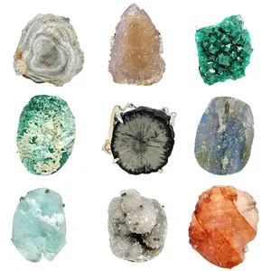 Tray 4 -【No.185-193】Unique Handmade Crystal Ring