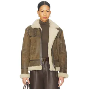 ALLSAINTS Lorel Vintage Jacket in Vintage Brown