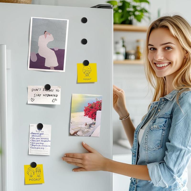 70 Pcs Round Magnets with Adhesive Backing, Flexible Self Adhesive Magnets For Crafts, Magnetic Tape, Magnetic Strips, Small Sticky Magnetic Dots For Hanging & Organizing Light Objects 70 Pcs Round Magnets with Adhesive Backing, Flexible Self Adhesive Magnets For Crafts, Magnetic Tape, Magnetic Strips, Small Sticky Magnetic Dots For Hanging & Organizing Light Objects
