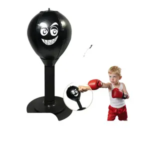Suction Cup Desktop Punching Bag,Boxing Punch Bag Toy with Free Pump Stress Relief Fun and Games for All Ages Punch Stress Away Effortlessly