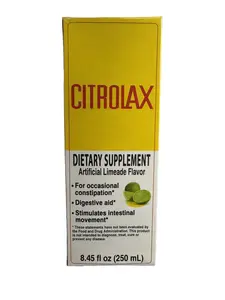 Edible Citrolax Artificial Limeade Flavor Dietary Supplement with Vitamins, 250mL Health & Nutrition Wellness Supplement