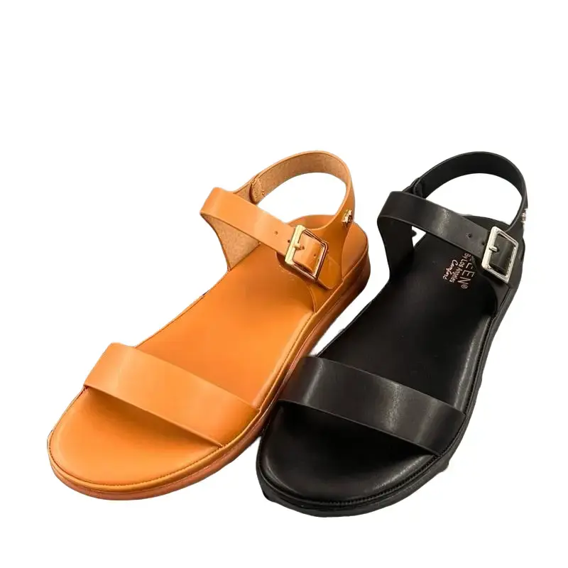 WOMENS SIMPLE SANDAL WITH ADJUSTABLE ANKLE BAND REXBURG-62