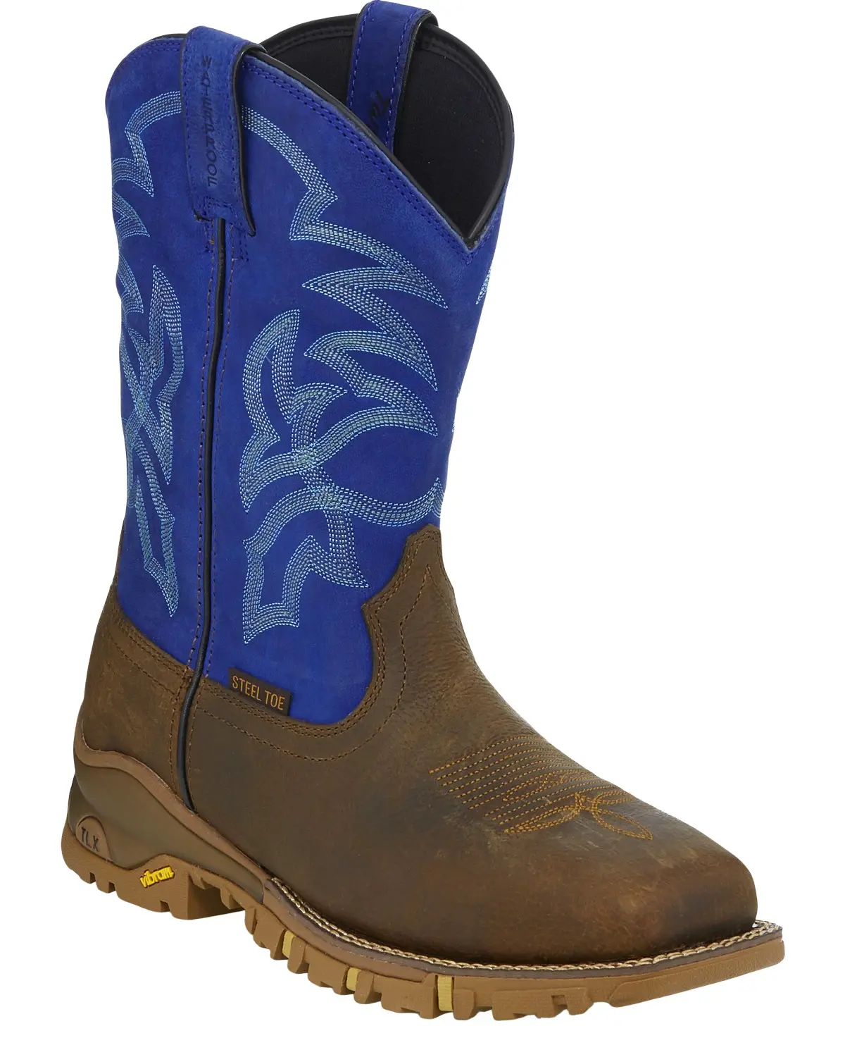 Tony Lama Men's Men'S Roustabout Waterproof Western Work Boot Steel Toe - Tw5010
