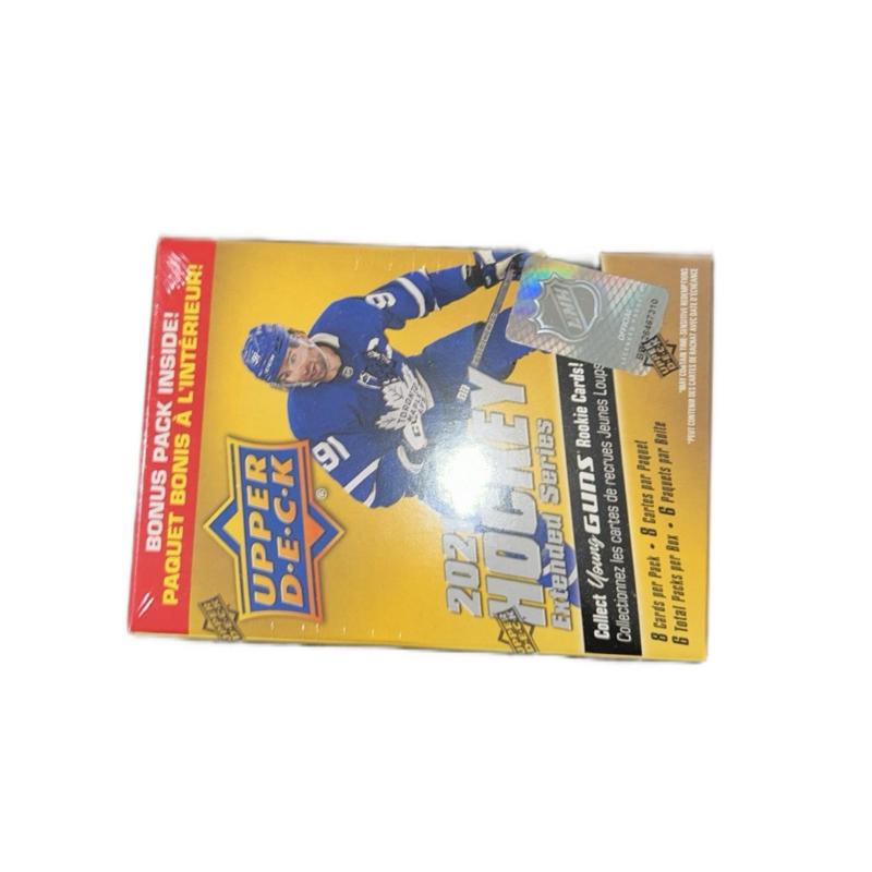 Upper Deck 2021/22 EXTENDED Series Hockey Factory Sealed Blaster Box with Bonus Pack Inside Collect Young Guns Rookie Cards