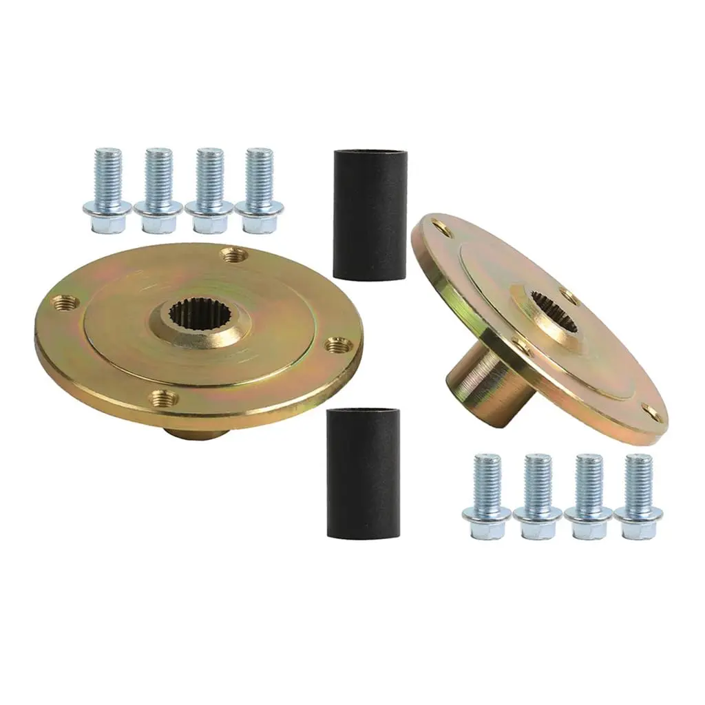 Go Kart Rear Axle Wheel Hub 23T Spline 4 Stud Hub Flange for 7inch 8inch Wheel Mini Bike ATV UTV Golf Cart Buggy Quad Moped Dune Beach Cart Lawn Mower Drift Trike Tricycle 4 Wheeler 110cc 125cc 150cc