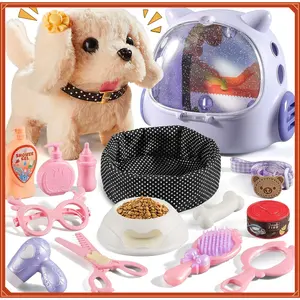 16 Pcs Robot Dog Toys for Girls, Toys for 3 4 5 6 7 8 Year Old Girls Kids Boys, Realistic Robot Puppy Toddlers Girl Toy for 5-7 6-8, Ideas Birthday Gifts for Girl 3 4 5 6 Year Old(Gag Toys & Practical Jokes)(Gag Toys & Practical Jokes)