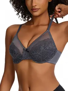 Women's Solid Color Underwire Soft Comfy Bra, Fashion Breathable Comfortable for Daily Wear, Women's Lingerie for All Seasons