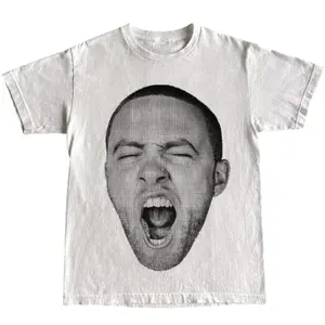SCSTT - MAC MILLER WHITE T-Shirt Handmade Unisex V