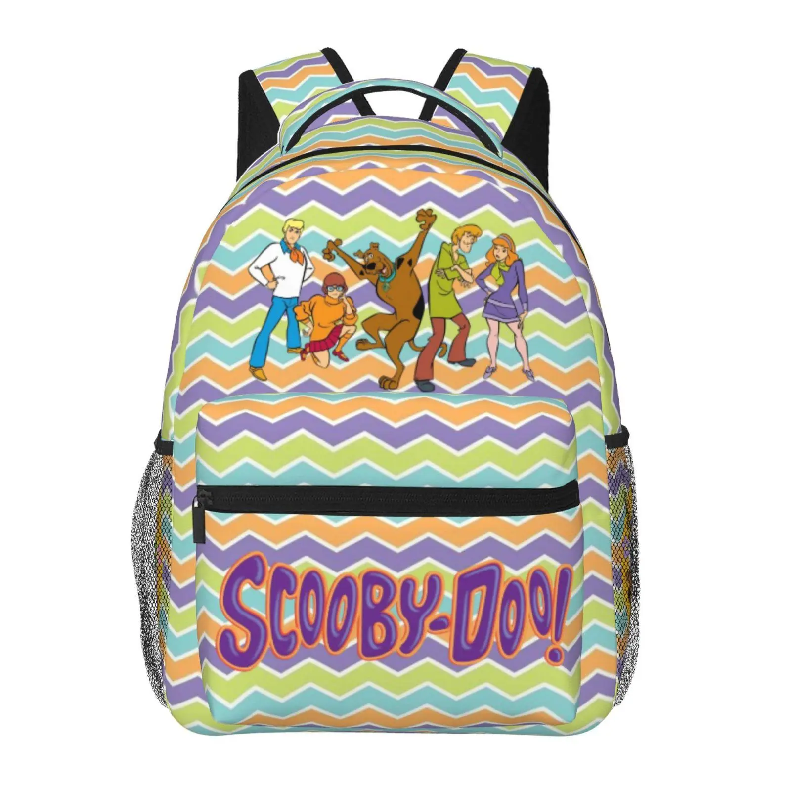 Funny Scooby-doo Backpack Large capacity Scooby doo commuter bag for Outdoor Hiking Business Anime Cartoon Casual Scooby Business laptop Daypack for Men Women gifts