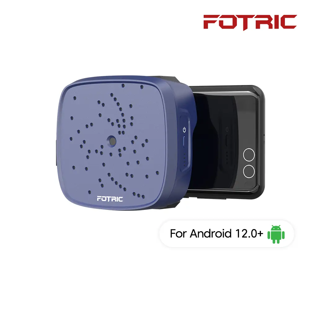 FOTRIC TD2 Geek Acoustic Imaging Camera – 64 MEMS Digital Microphones, 2 kHz–50 kHz Frequency Range, Noise & Leak Detection Acoustic Imager for Android Smartphones – 66°×52° FOV, IP54, Built-In 4-Hour Battery, Best Gift Idea