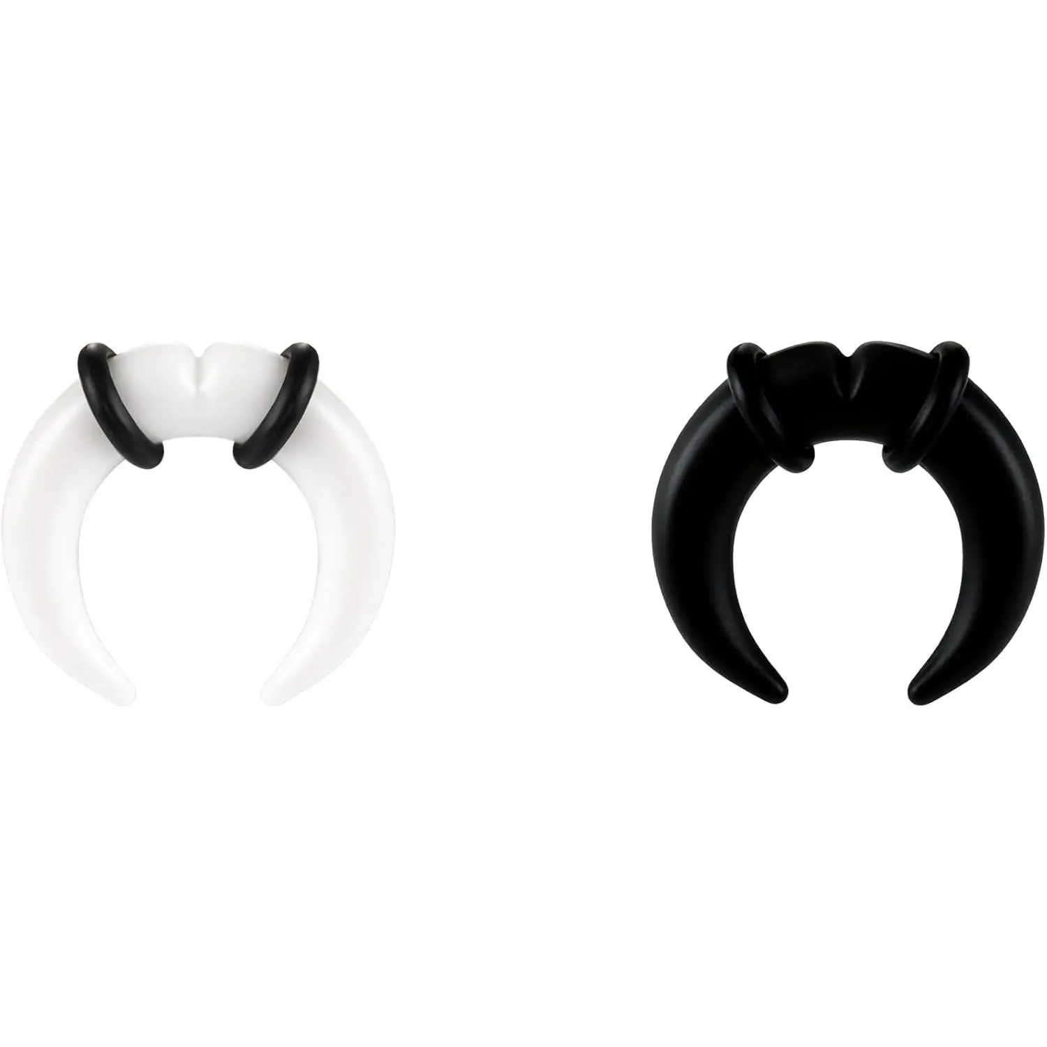 Septum Glass Ear Stretching Kit | Buffalo Pincher Tapers | 4mm-16mm Gradual Sizing | Tapers |  Smooth Glass Gauges for Daily Wear &  Stretching | Ear
