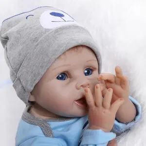 Reborn Baby Dolls - 22 inch Soft Vinyl Realistic-Adorable Baby Doll with cute face Cloth Body Real Life Lifelike Baby Dolls with Complete Accessories Perfect for Cuddling, Playtime, Gift Giving year old girl gift
