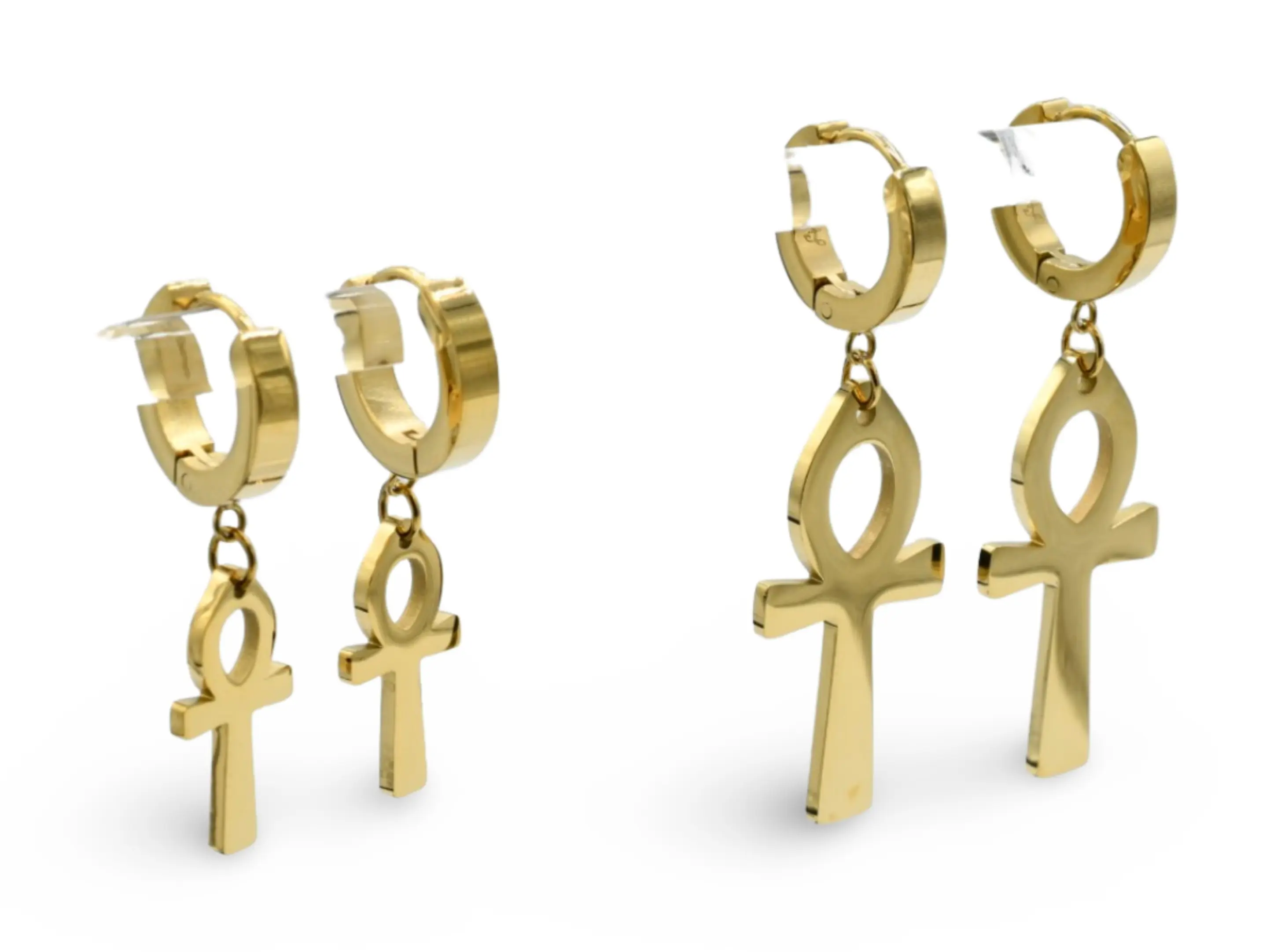 Ankh Earrings - Small Egyptian Hieroglyphics for Women Fashionable Jewelry Accessories Trendy Jewelry