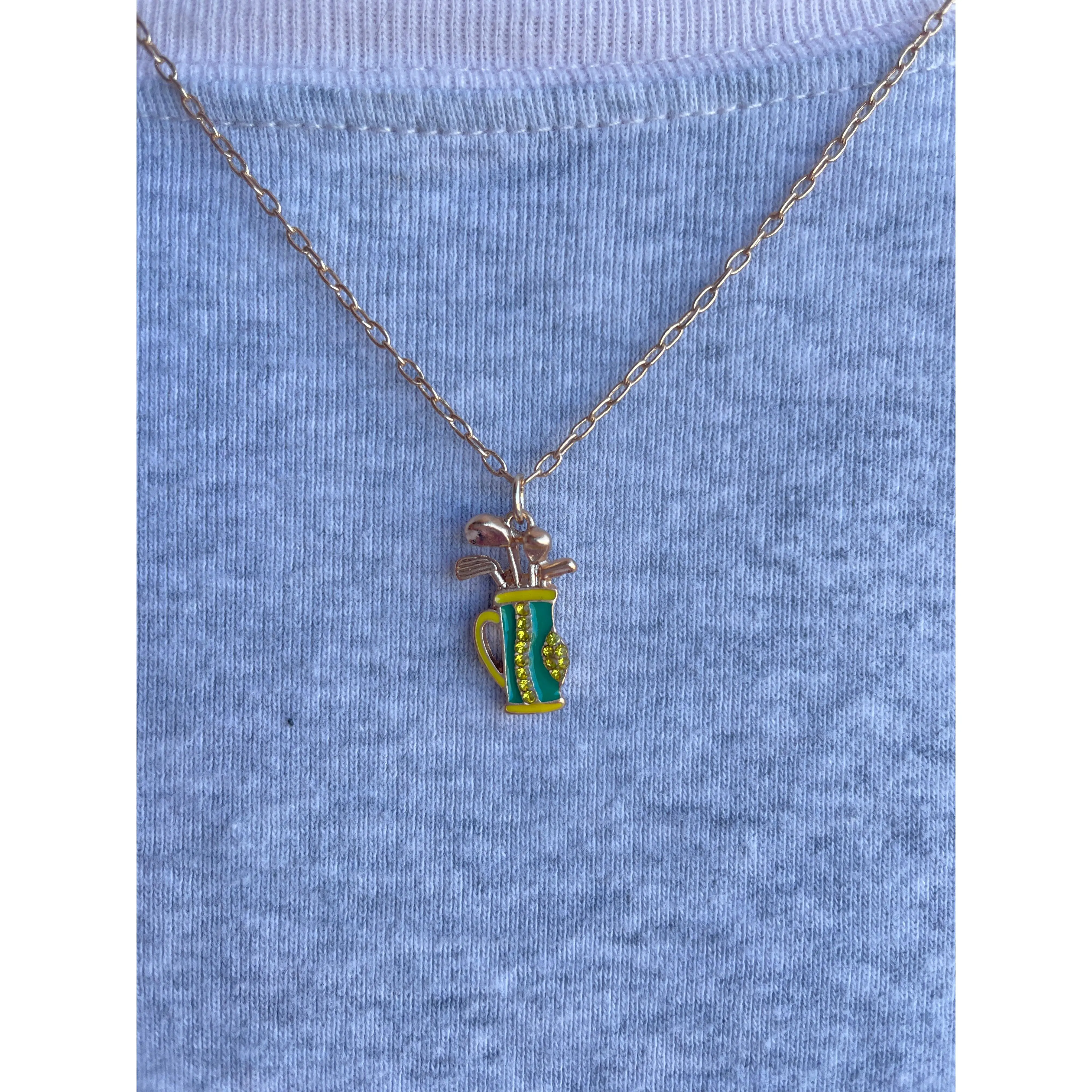 Golf Bag Necklace