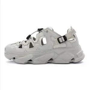 Men's Closed Toe Hiking Sandals, Non-Slip Platform Sport Sandals for Outdoor Women's Chunky Platform Sandals, Hollow Out Breathable Casual Summer Shoes Unisex Sporty Hiking Sandals, Lightweight Non-Slip Walking Shoes for All Seasons Trendy