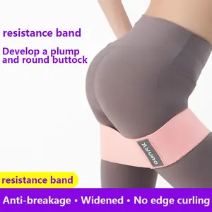 1 Pack Anti-Slip Resistance Band for Glute Workouts, Deep Squat, Bridge, Kickback Exercises, Build Peach Butt, Elastic Fitness Bands