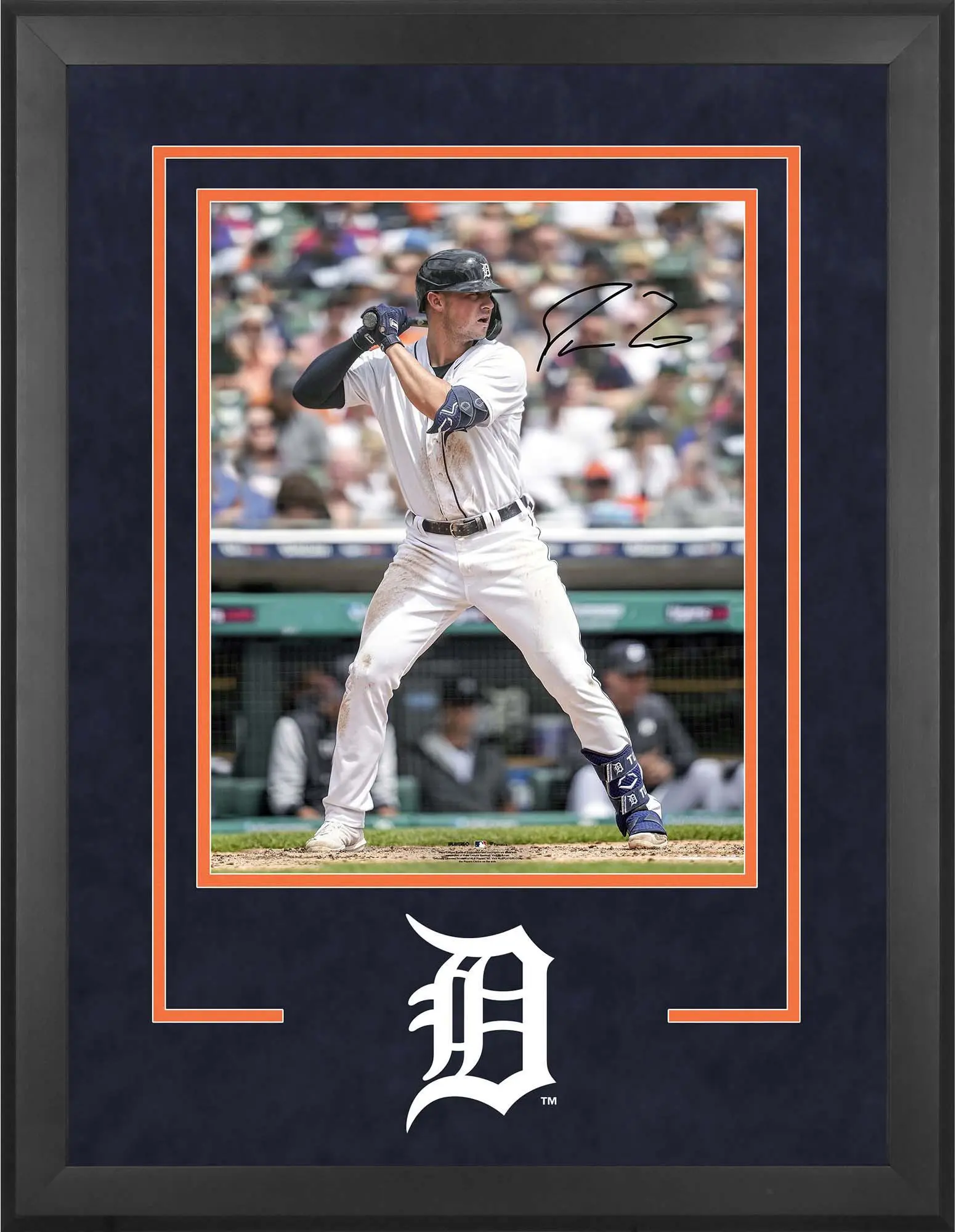 Spencer Torkelson Detroit Tigers Deluxe Framed Autographed 16" x 20" Batting Stance Photograph - Fanatics Authentic Certified