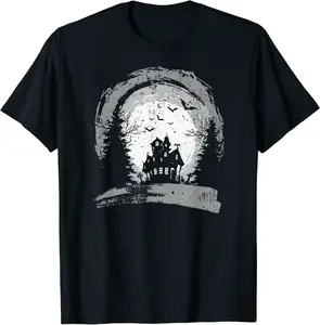 Halloween Spooky Full Moon, Sasquatch In The Wild T-Shirt - Tamauziabro Shop 39B094RMPTWK