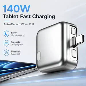 140W USB-C Tablet Fast Charging Adapter, Auto-Disconnect When Fully Charged, Power-Off Charging Separator for USB-C Devices