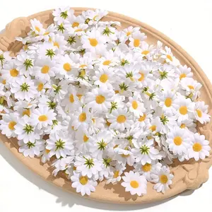 100 Elegant Artificial Chrysanthemums with Centers, Perfect for DIY Crafts Wedding Birthday Decorations Garlands Boutonnieres
