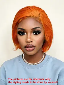 Pixie Cut Straight Short 13x4 Lace Front Wig, 150% Density Human Hair Wig for Women, Natural Look, Versatile Styling, High-Quality, Lace Front Bobs