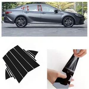 For Toyota Camry 9th Gen 2024-2025, 10PCS Window Trim Covers Center Film Column B C Pillar Posts Sticker Car Accessories Car Decals