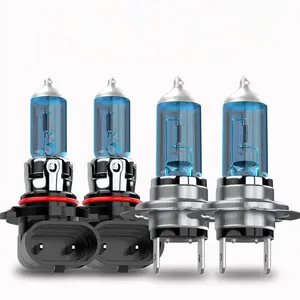 For Hyundai Elantra 2013-2018,H7 High Beam 9005 Low Beam Headlight Bulbs,Super Bright 6000K White High Performance Halogen Light Bulbs,Pack of 4