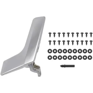 Matte Left Silver Driver Inside Inner Interior Door Handle Repair Kit for Mercedes W204 X 204 250 300 350 W204 C230 C250 C350 C63 AMG (2008-2015)
