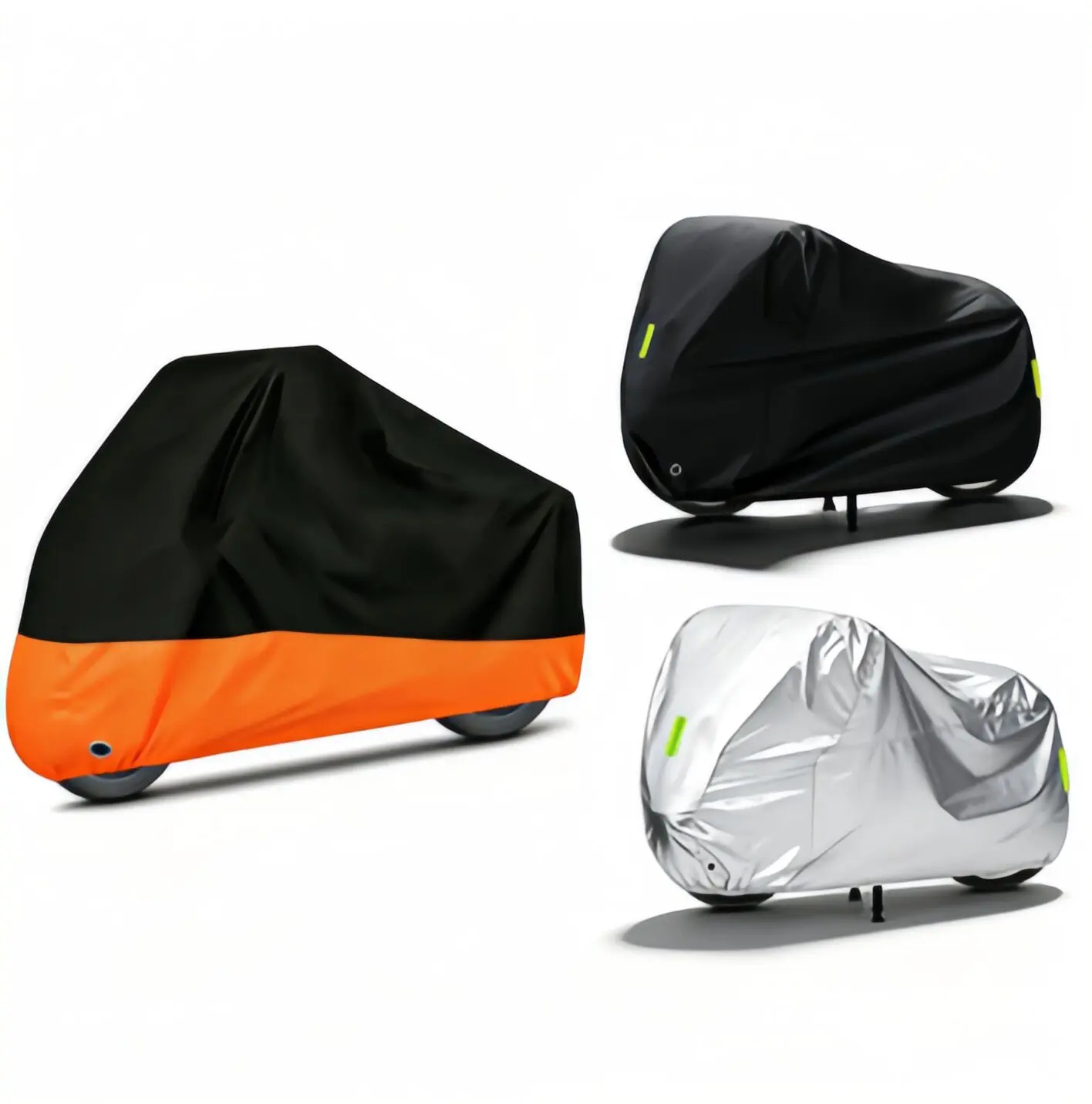 Motorcycle Cover,Waterproof,Quick Dry,Wear Resistant Cloth,Built-In Lock Hole,Adjustable Buckle,UV Protection Coating,for Different Kinds of Motorcycles Daily Storage