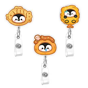 ID Badge Holder with Lanyard, Retractable Badge Reel Name Tag, Cute Funny Nurse Lanyards for ID Badges Ajustable, Teacher Nurse Work Office Gifts