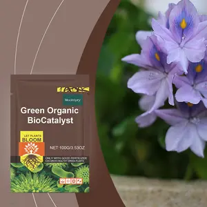Green organic biocatalyst plant potted flower nutrient nitrogen, phosphorus, and potassium fertilizer nutrients
